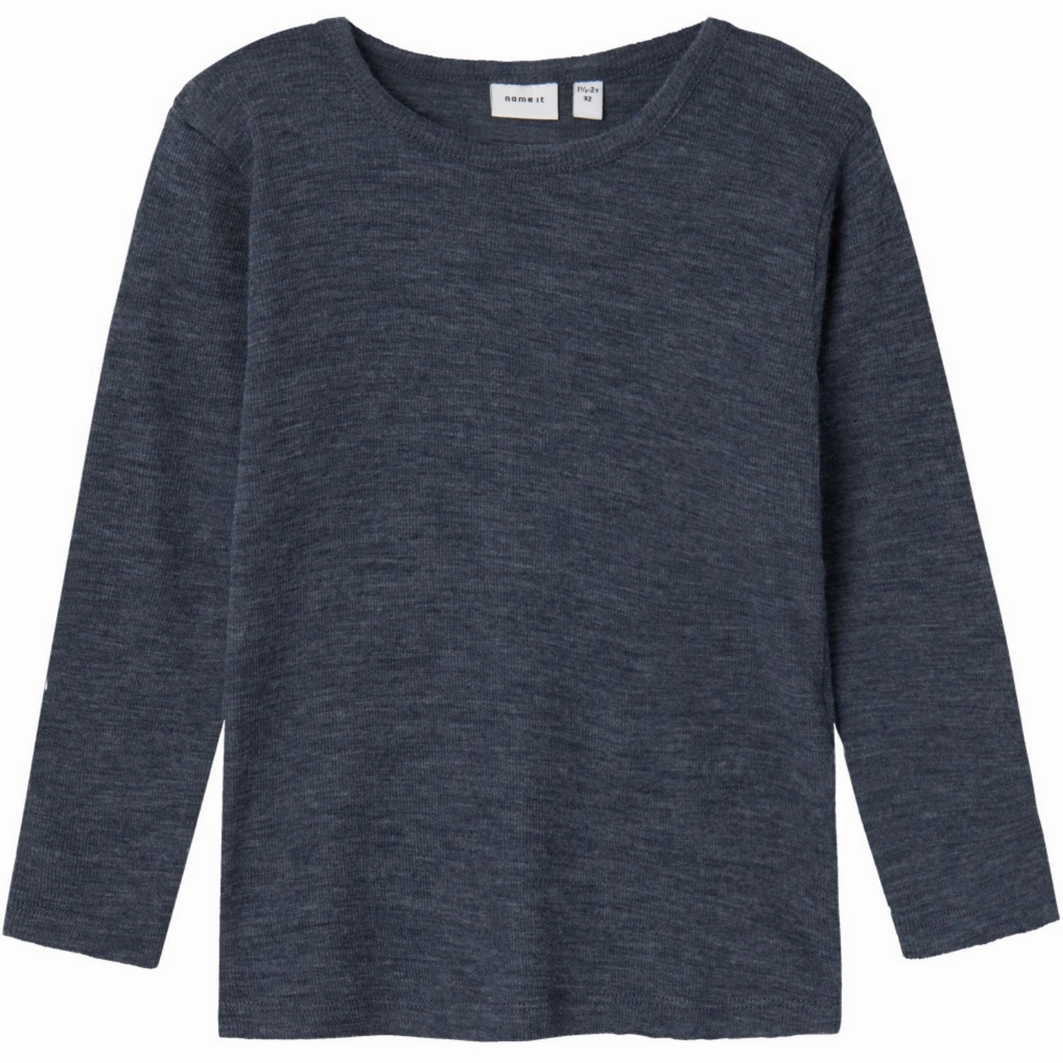 Name It Ombre Blue Wossa Wool/Silk Rib Blouse Durable Stitching