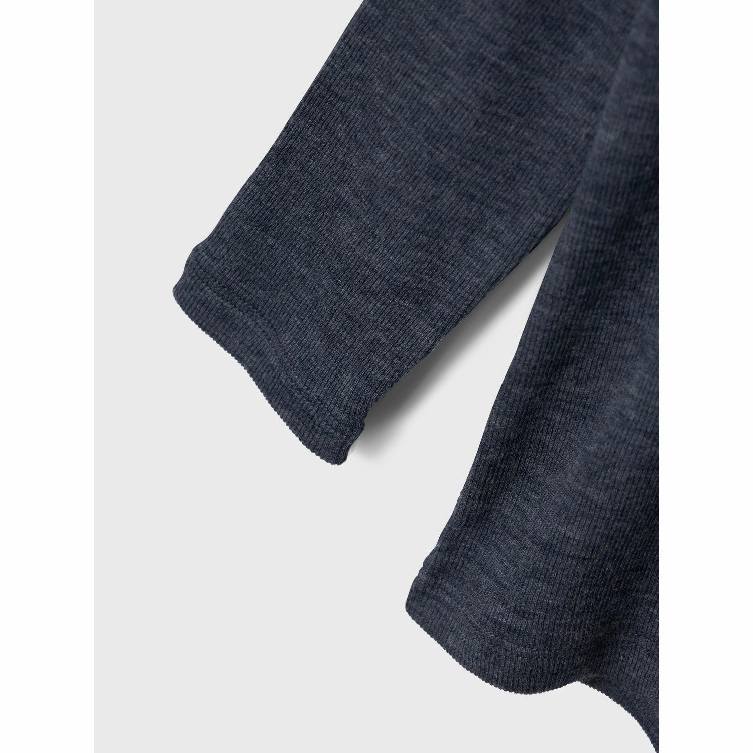 Name It Ombre Blue Wossa Wool/Silk Rib Blouse Office Outfit