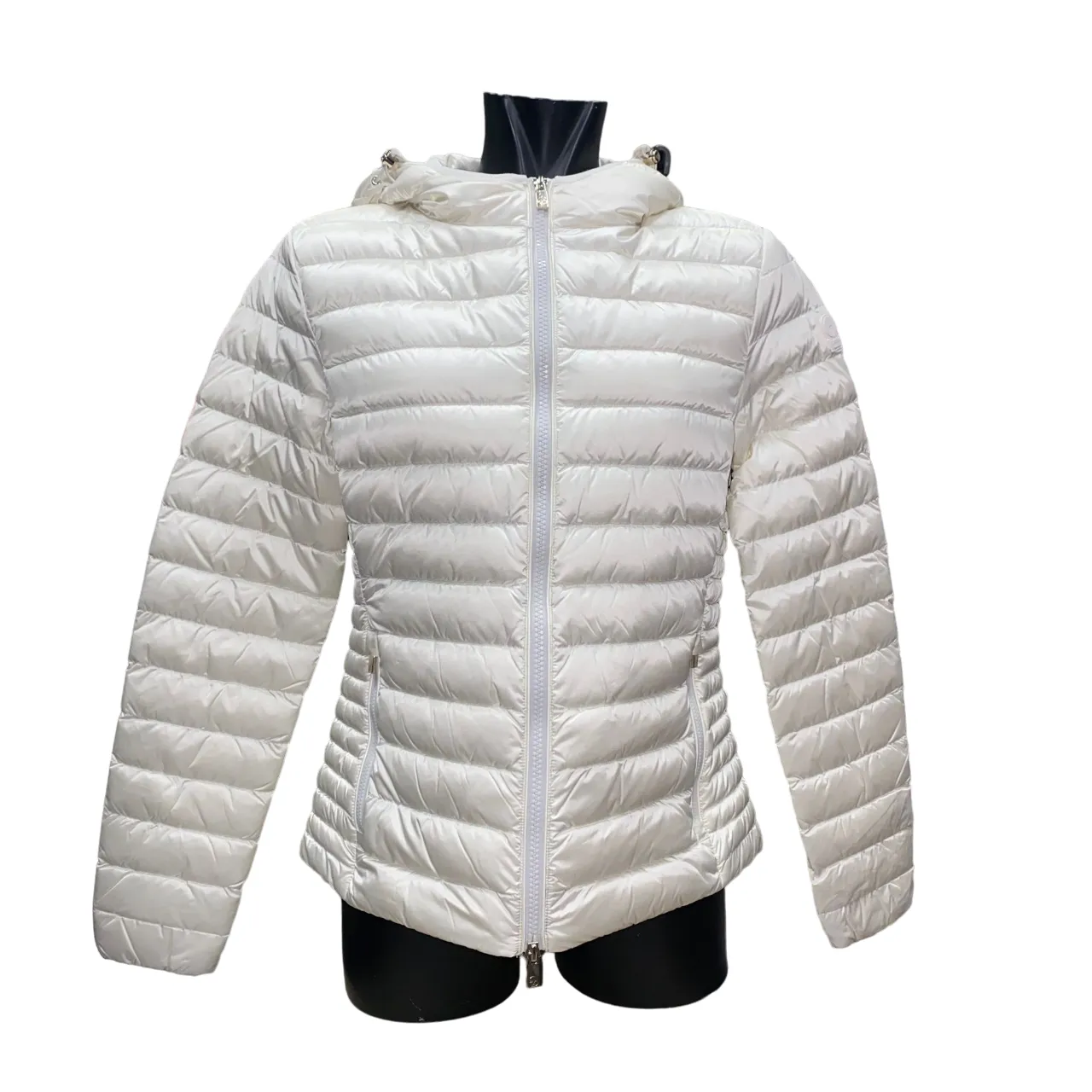 Patched thermal Ciesse Piumini giacca da donna con cappuccio Carrie 205CFWJ00178 avorio