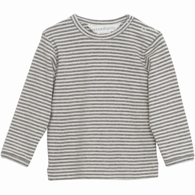 Serendipity Taupe/Offwhite Blouse Stripe Sustainable production