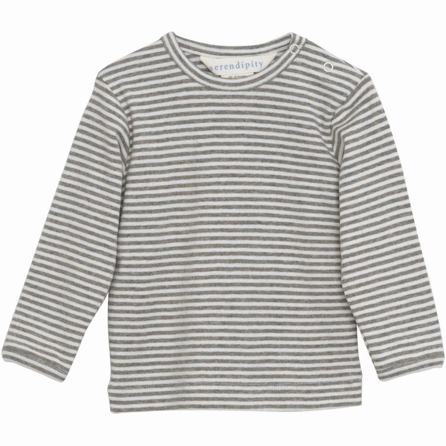 Serendipity Taupe/Offwhite Blouse Stripe Sustainable production