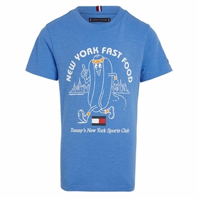 Tommy Hilfiger Fun T-Shirt Blue Spell Scoop neck