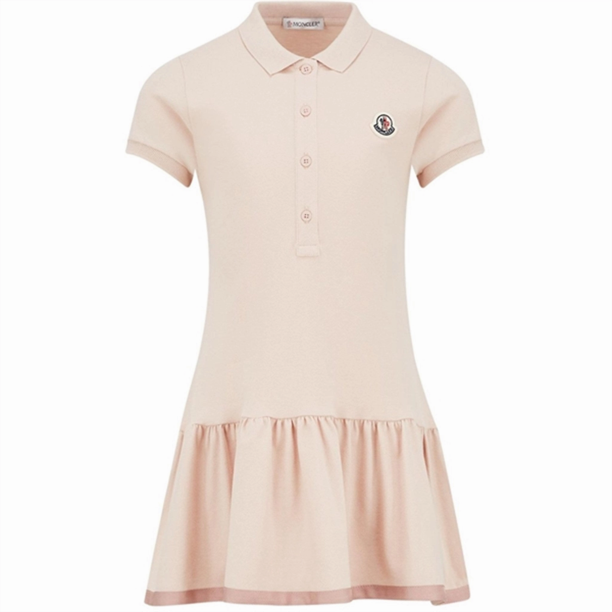 Moncler Dress Pastel Pink Hidden Pocket Polished Fit