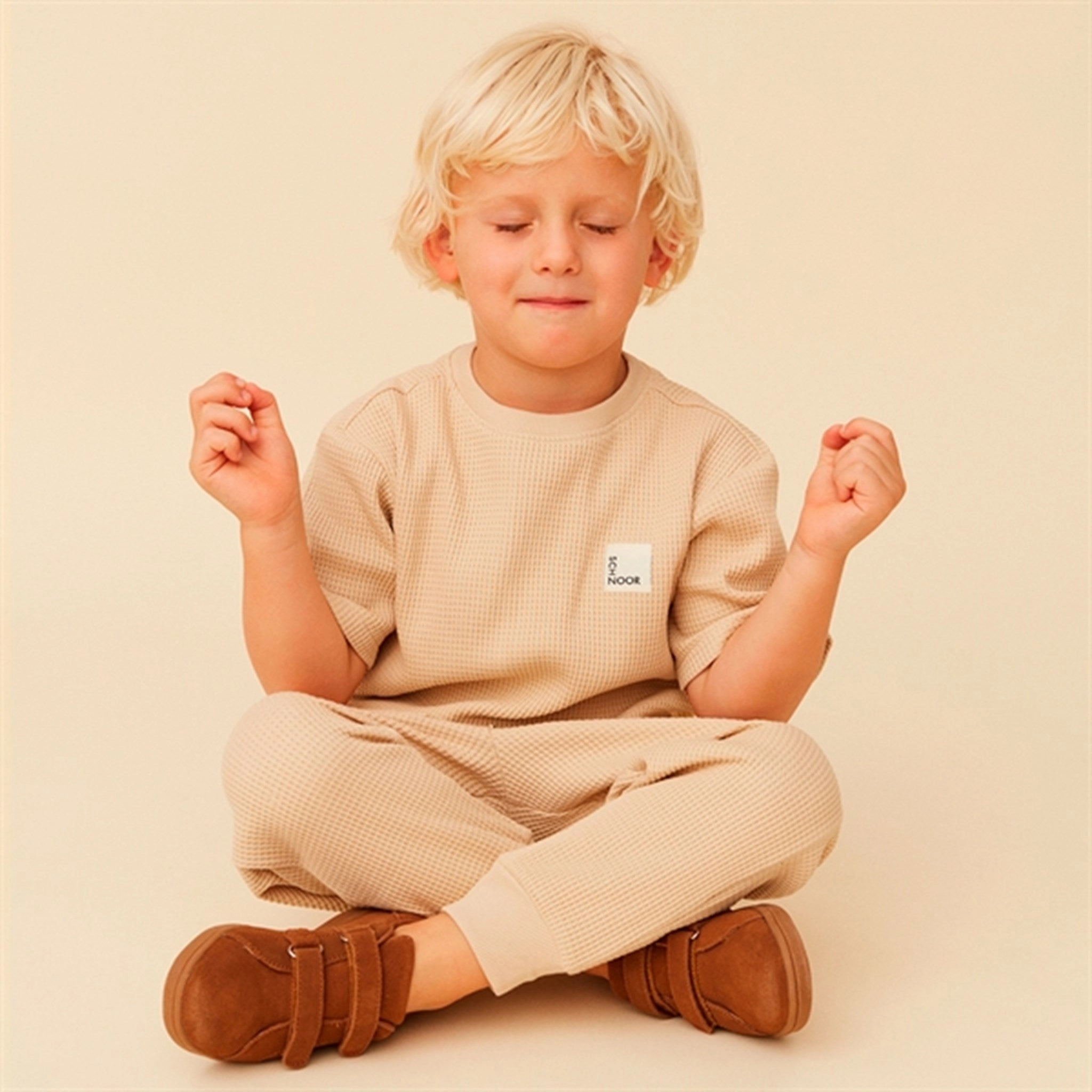 High-Quality Cotton Sofie Schnoor T-shirt Sand