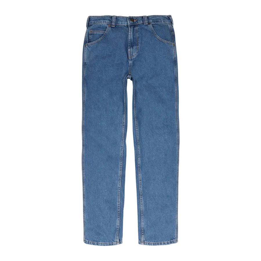 Smart Wardrobe Traveler Gear Stretch Creative Look Dickies Pantalone demin da uomo Houston DK0A4XFLCLB1 blu chiaro