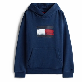 Fleece like Urban appeal Tommy Hilfiger Dark Night Navy Flag Hoodie