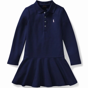 Photo Bright Chic Rhythm Polo Ralph Lauren Girl Dress Navy