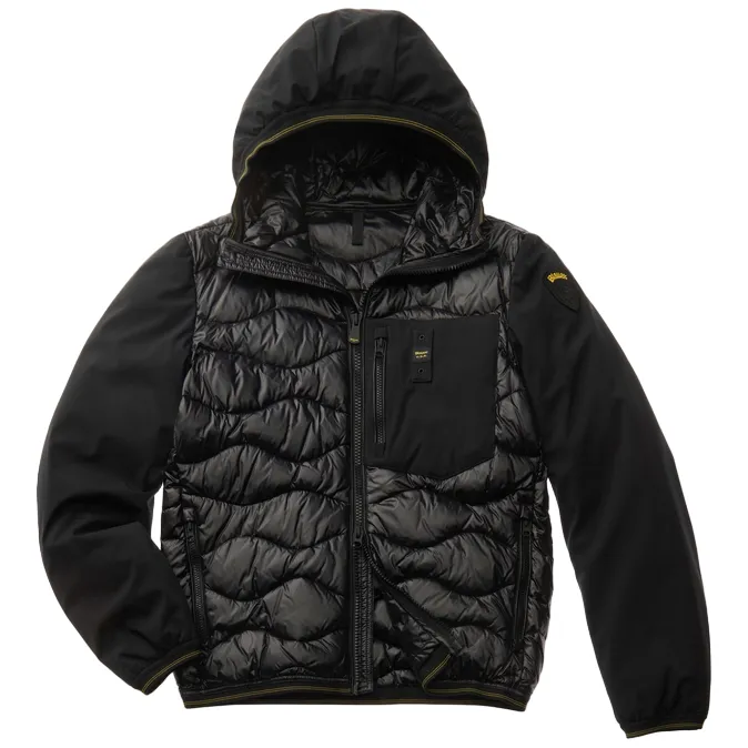 Black construction workers Blauer Piumino Albert 24WBLUC08034 | Imbottitura Mista Uomo Nero