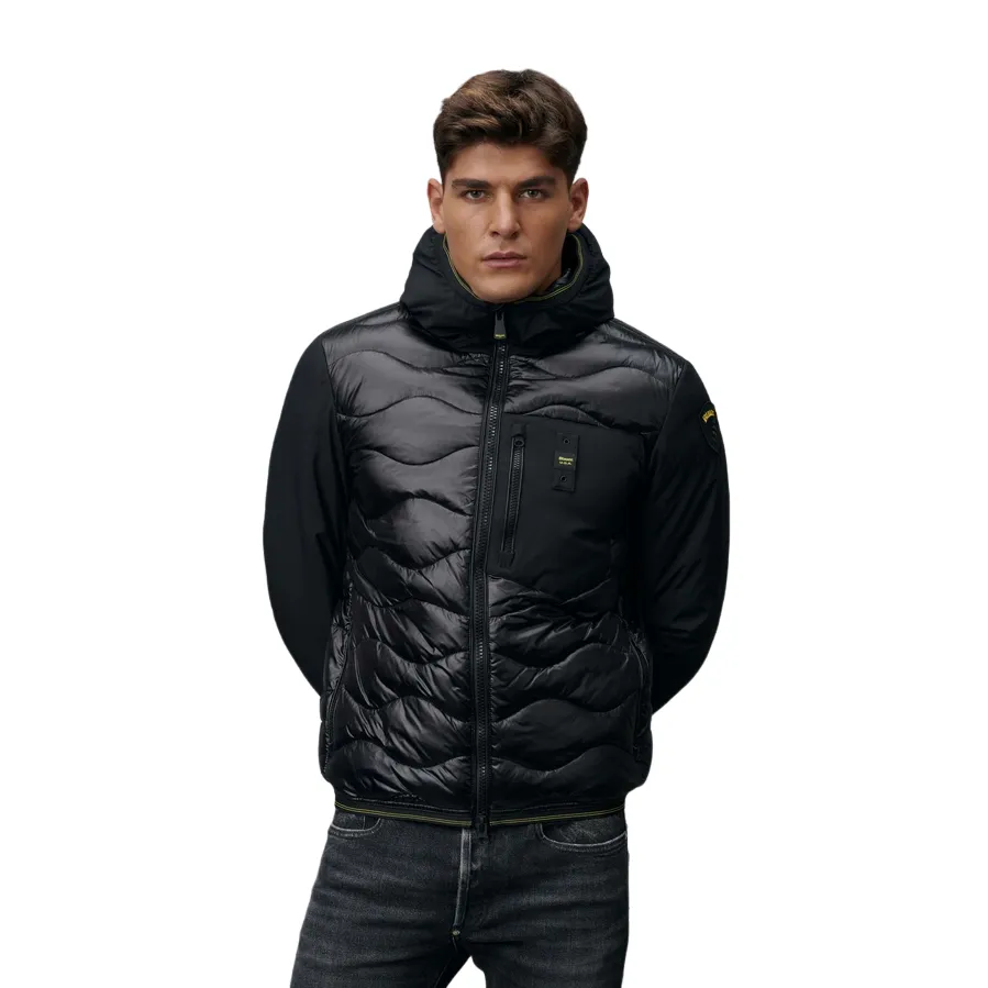 Indoor Use Blauer Piumino Albert 24WBLUC08034 | Imbottitura Mista Uomo Nero