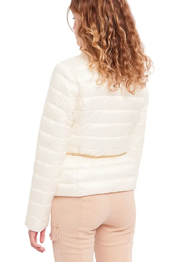 Gaud?? giacca piumino 100 grammi da donna 411BD35002 panna Protective Outerwear
