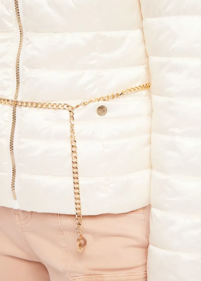 Gaud?? giacca piumino 100 grammi da donna 411BD35002 panna everyday staple
