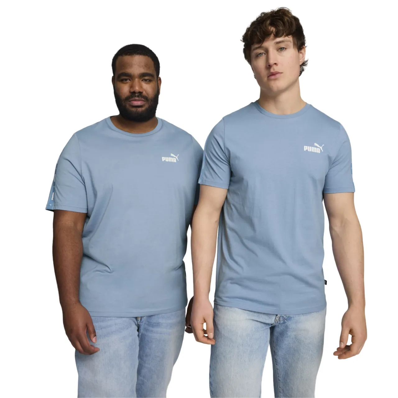 High-Quality Cotton Washable fabric Puma maglietta manica corta da uomo ESS  847382 20 celeste