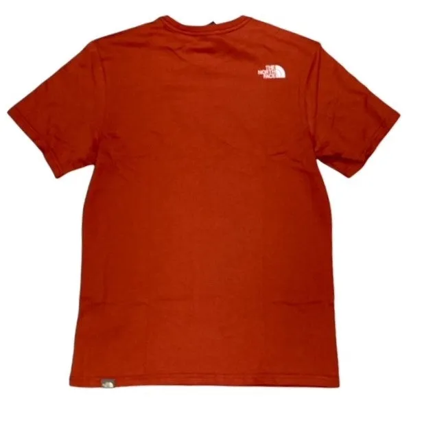 The North Face maglietta manica corta Mount Line NF00A3G2UBR1 rosso mattone Active Style Eco-friendly