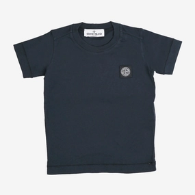 Stone Island Navy Blue T Shirt High Density Cotton SlimFitDesign