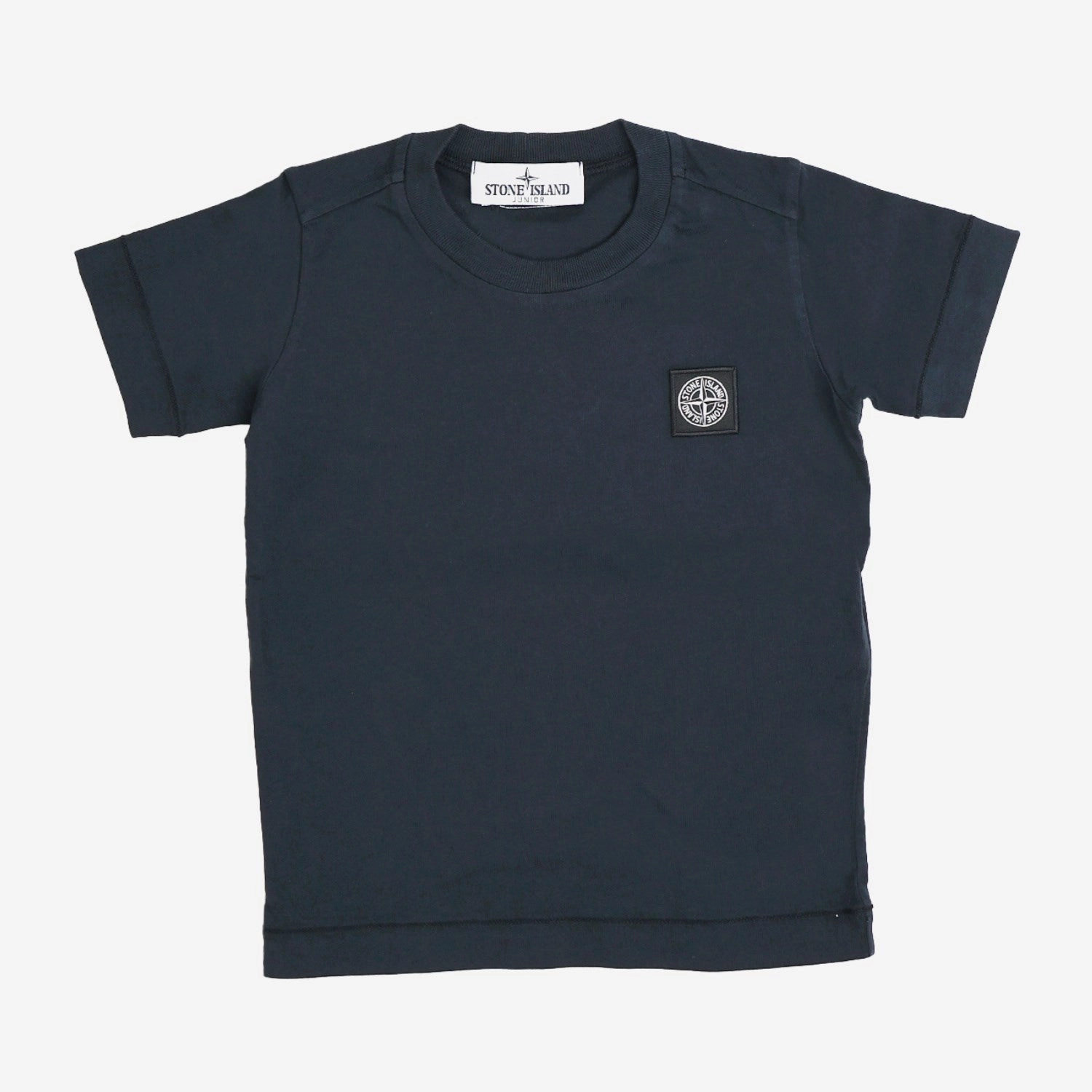 Stone Island Navy Blue T Shirt High Density Cotton SlimFitDesign