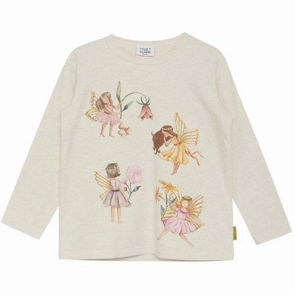 Hust & Claire Mini Whisper Melange Alma Blouse Smooth zipper closure Gym Appropriate