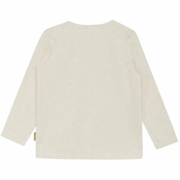 Polished Placket Hust & Claire Mini Whisper Melange Alma Blouse