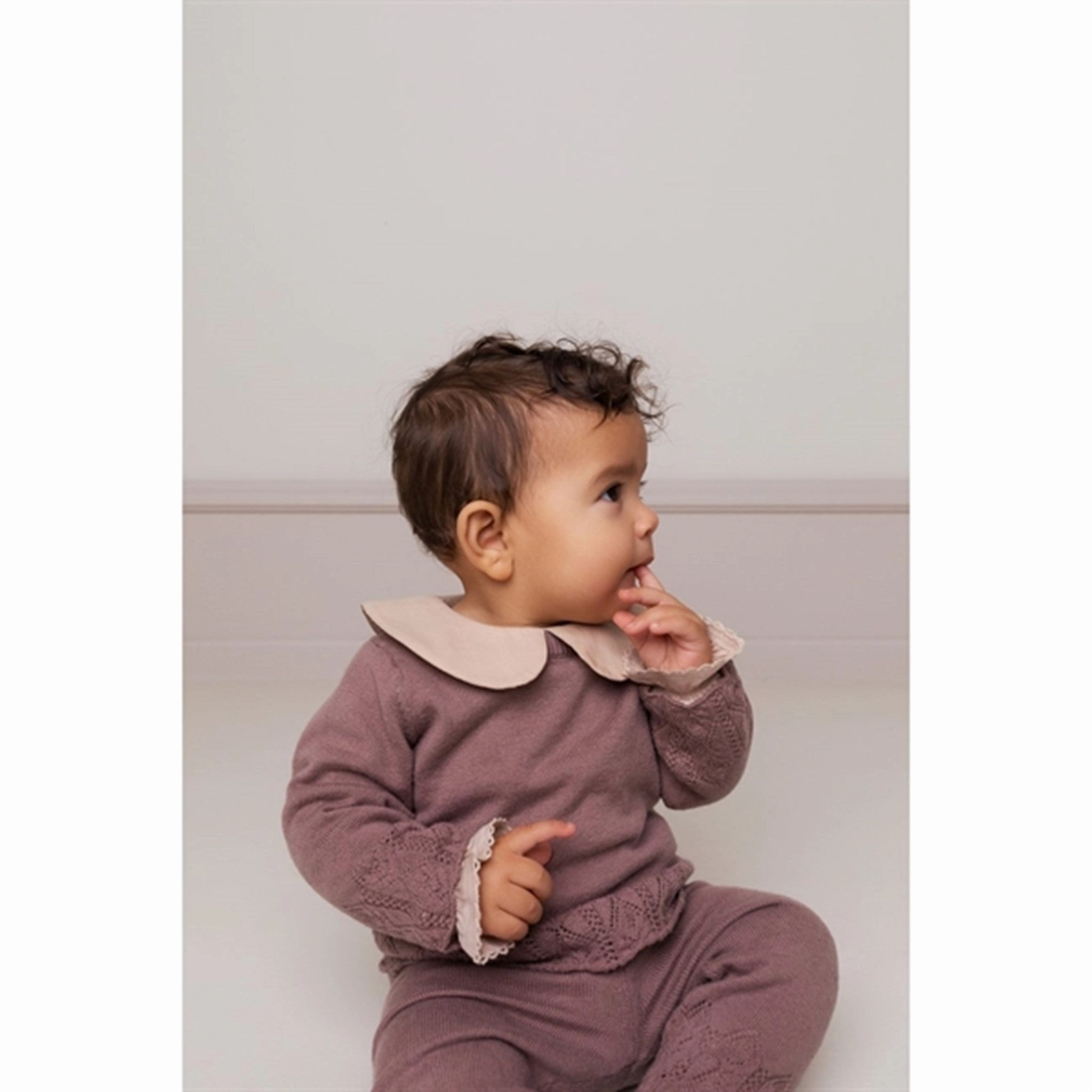 MarMar Cream Taupe Tallo B Blouse Effortless Style Soft Collar Design