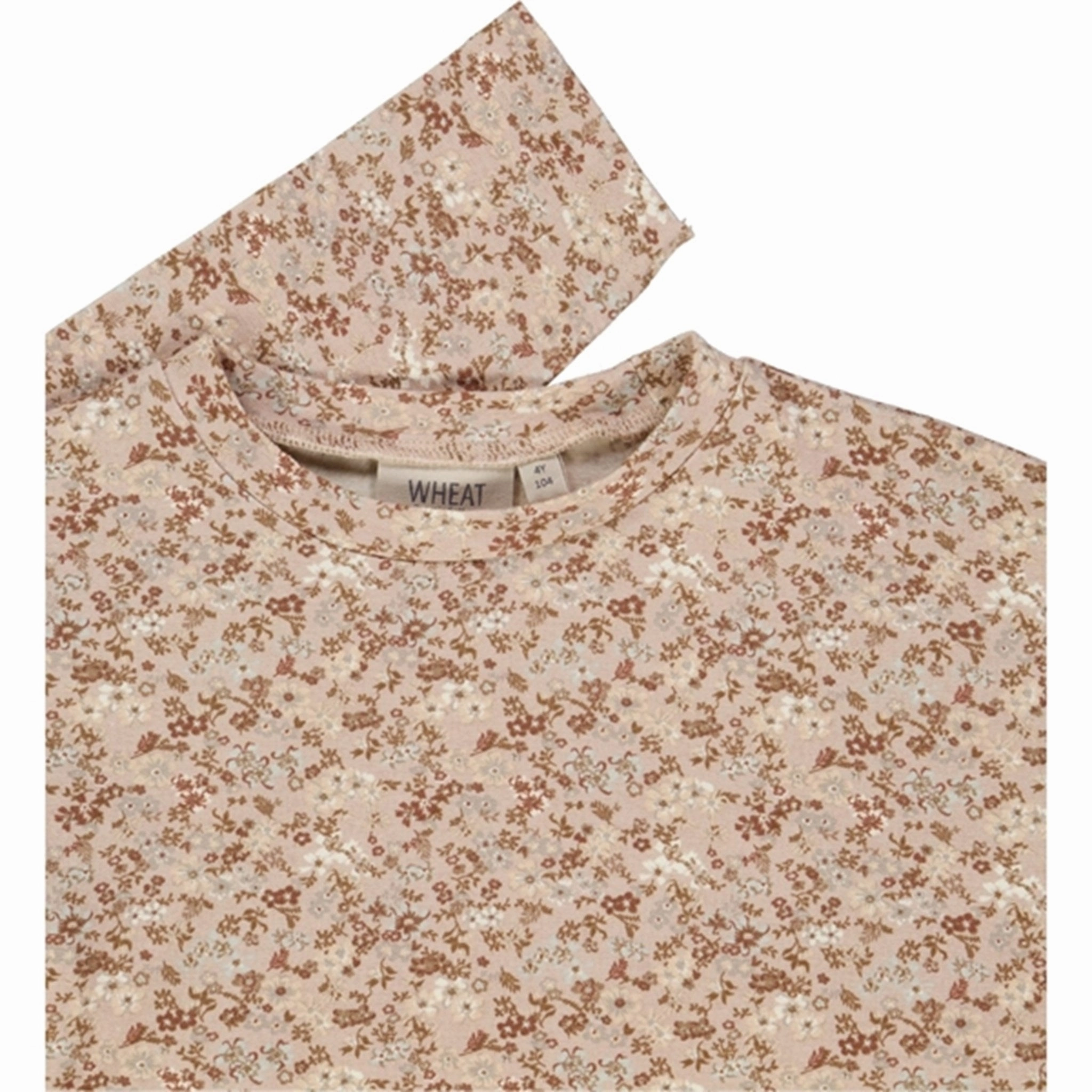 Wheat Pale Lilac Flowers Lilja Jersey Dress Tulle Air Simple Profile