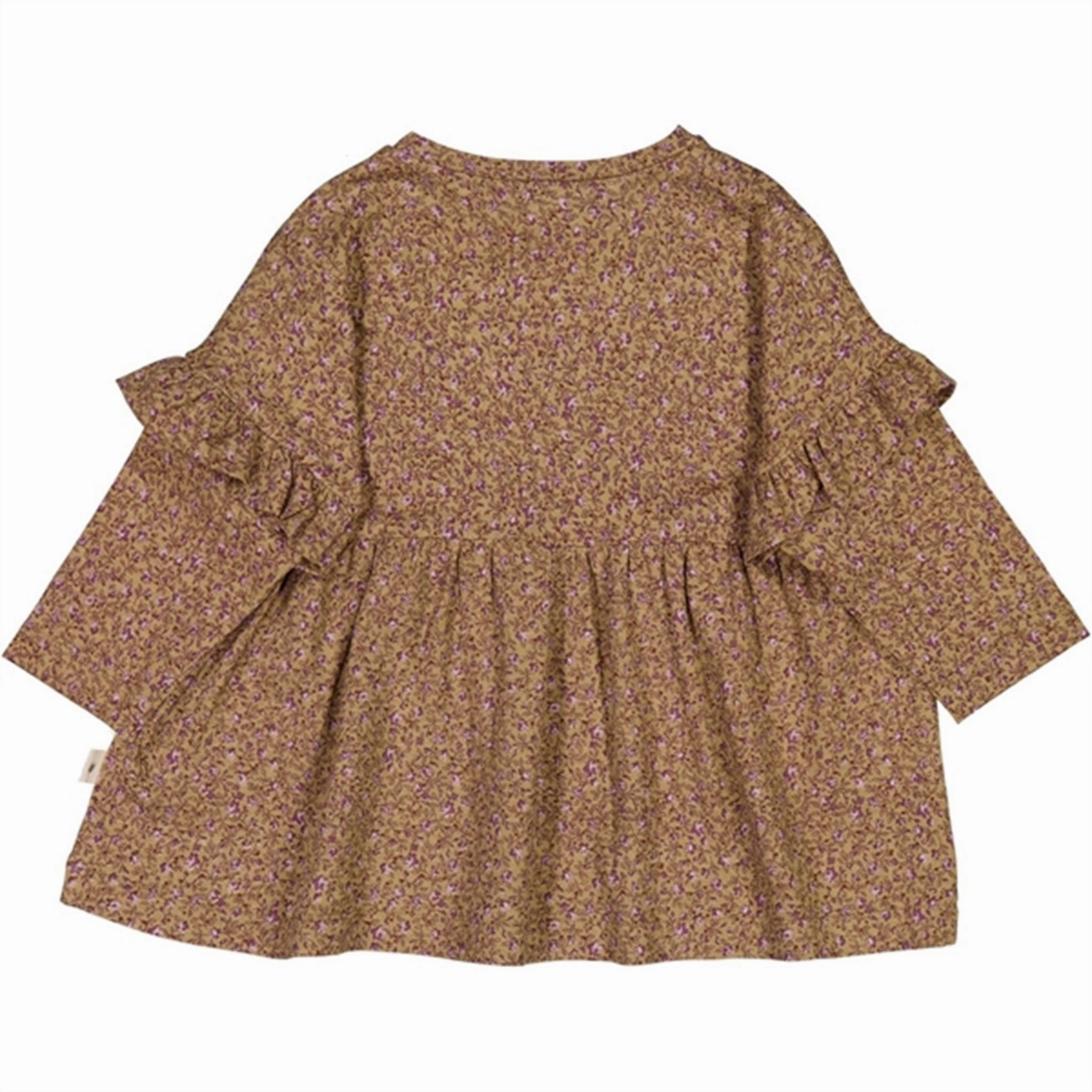 Wheat Hazel Flowers Lilja Jersey Dress Travel Staple