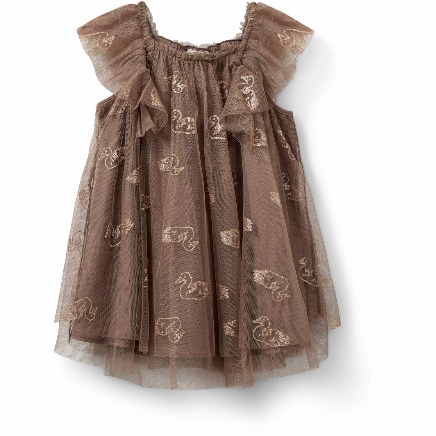 Sofie Schnoor Brown BlossomSK Dress Effortless Pair Soft Vibe