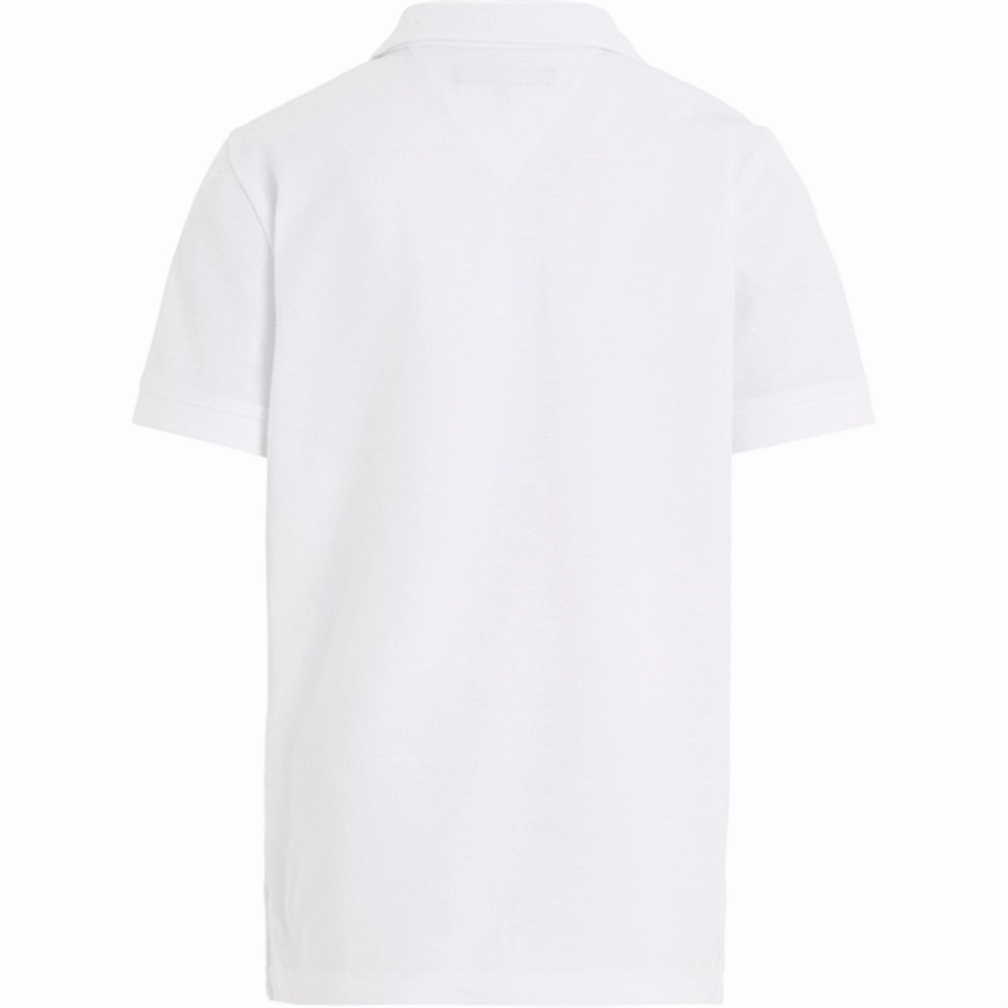 Tommy Hilfiger Th Logo SS Polo White Breathable Airflow Channels AllPurpose Knitting