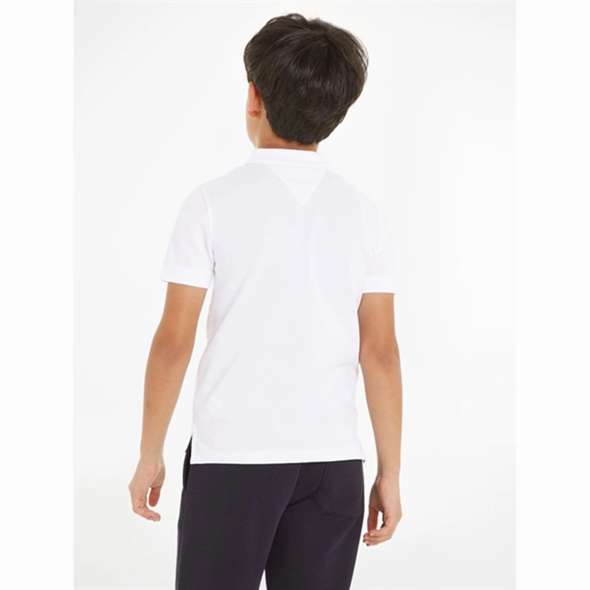 Travel Ready Dress Up Or Down Tommy Hilfiger Th Logo SS Polo White