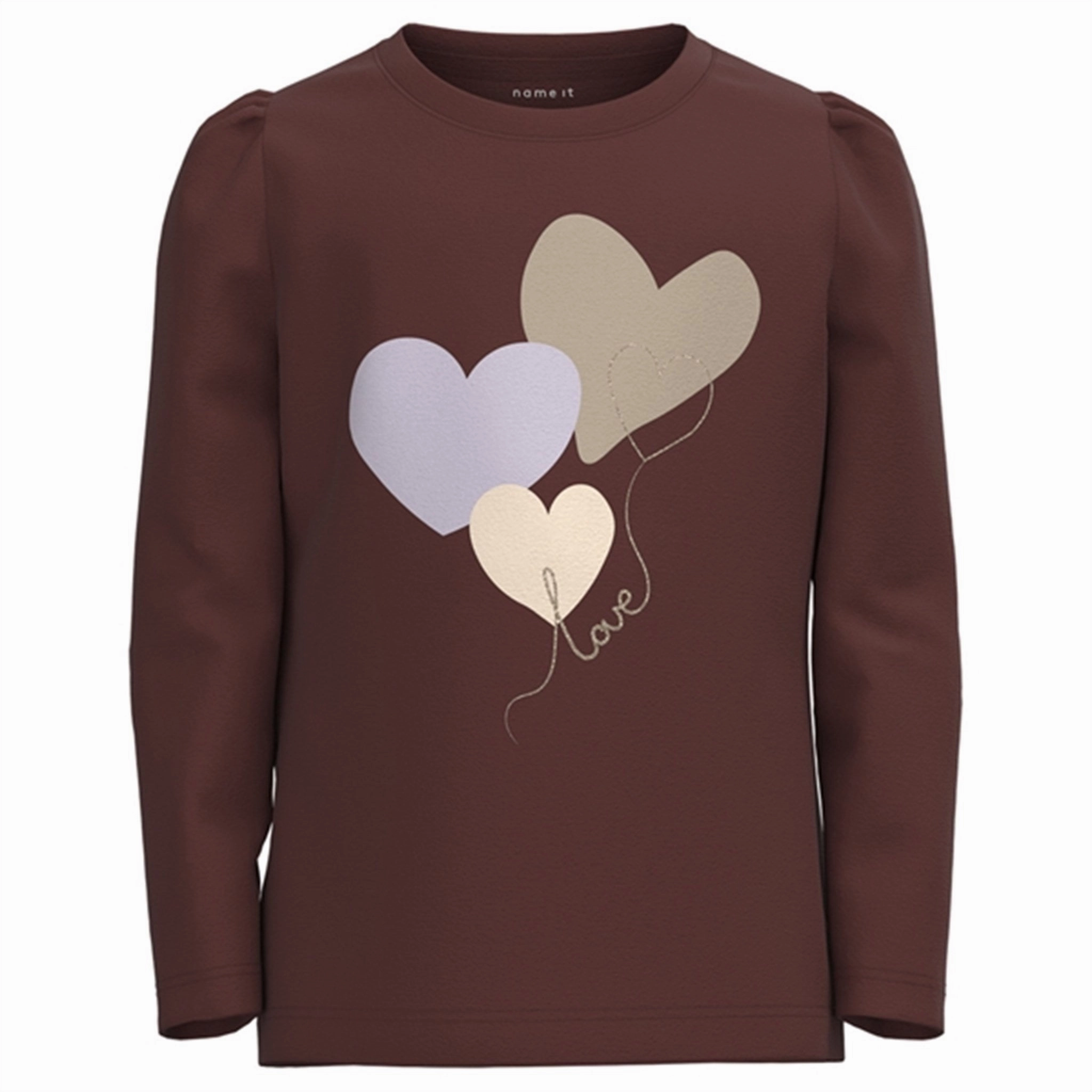 Double Stitched Seams Name it Rum Raisin Kora Blouse