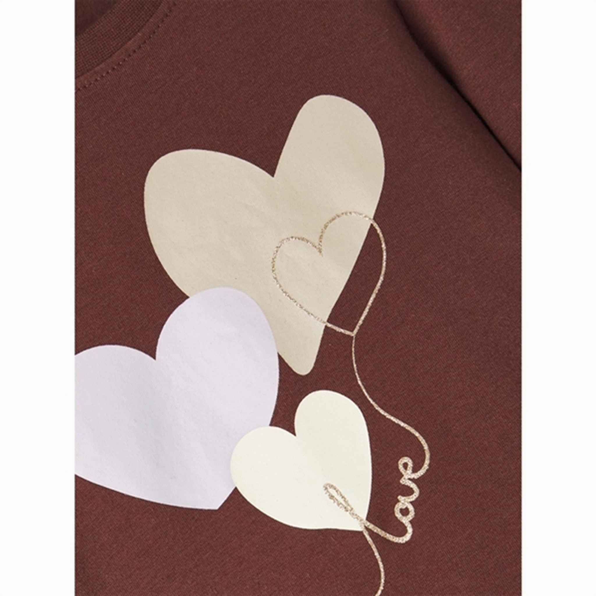 Name it Rum Raisin Kora Blouse Round Collar Anti-static