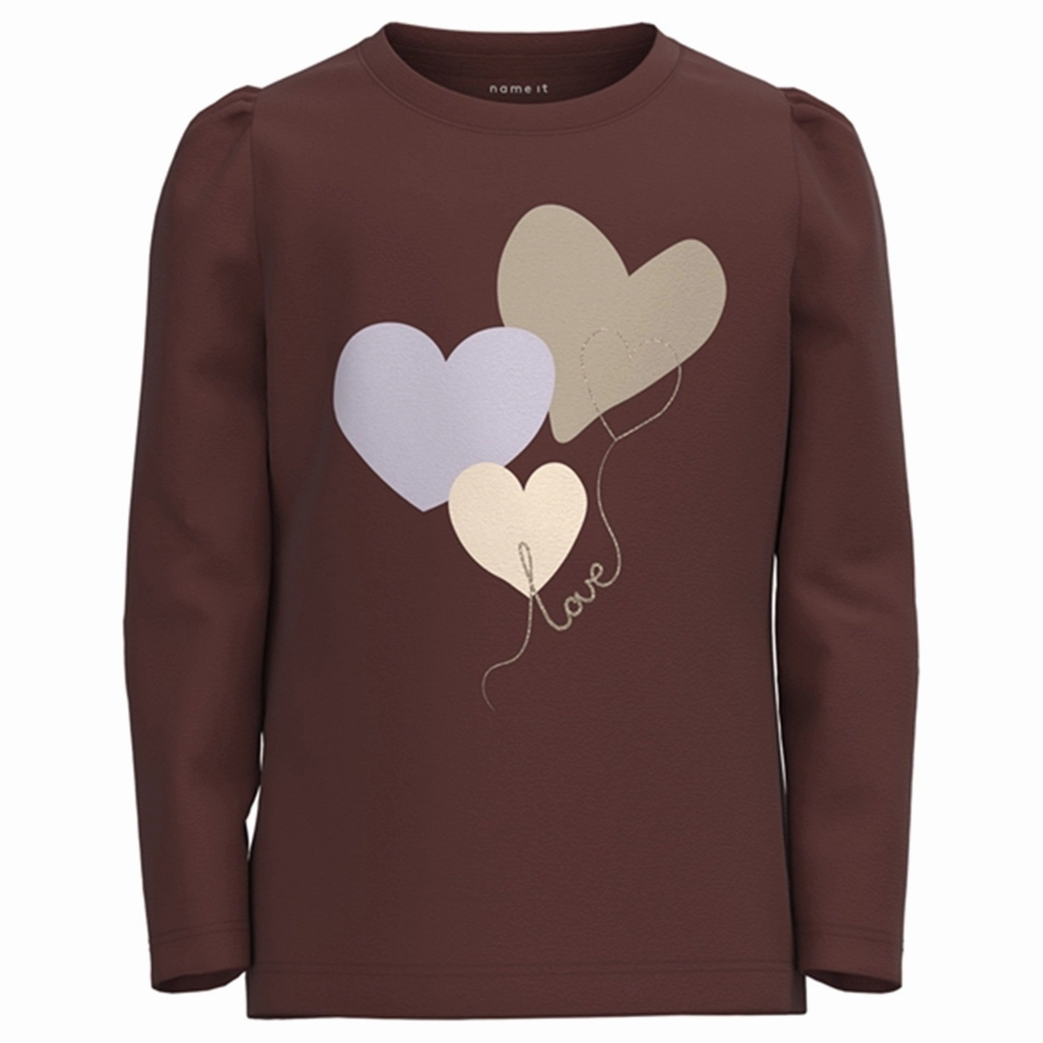 Inner Layer Moisture Wicking Layer Name it Rum Raisin Kora Blouse