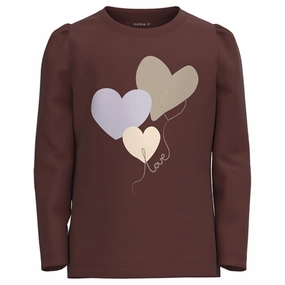 Inner Layer Moisture Wicking Layer Name it Rum Raisin Kora Blouse