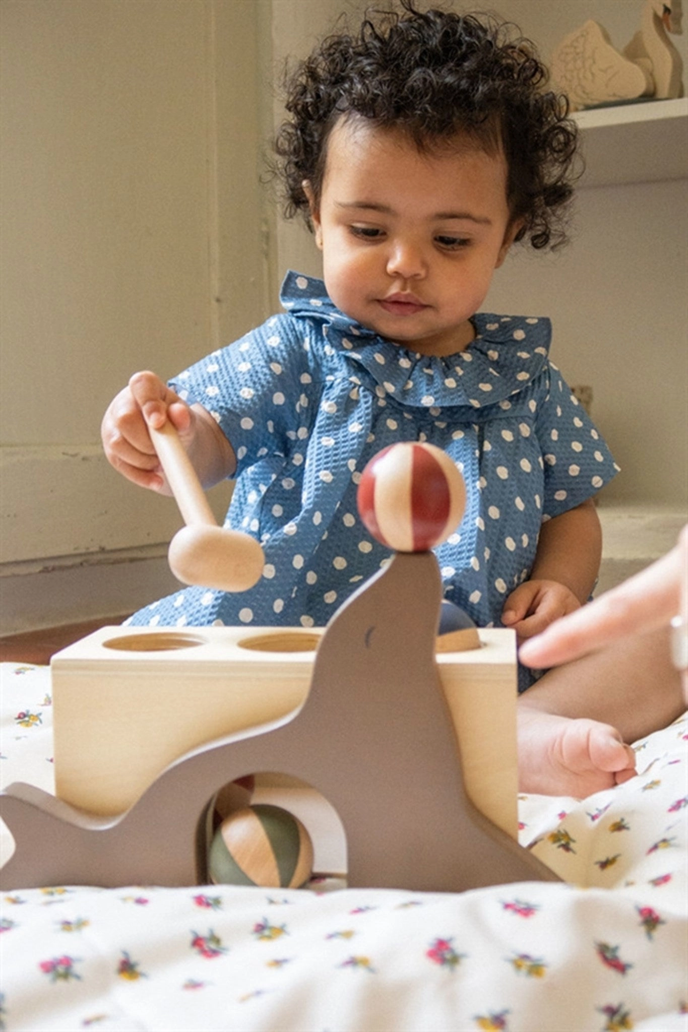 Konges Sl?jd Captain Dot Vida Romper Tiered-Skirt