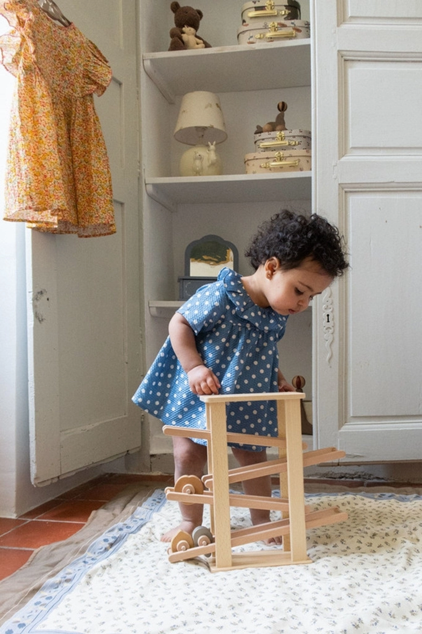 Konges Sl?jd Captain Dot Vida Romper Cotton-Blend Airy Drape