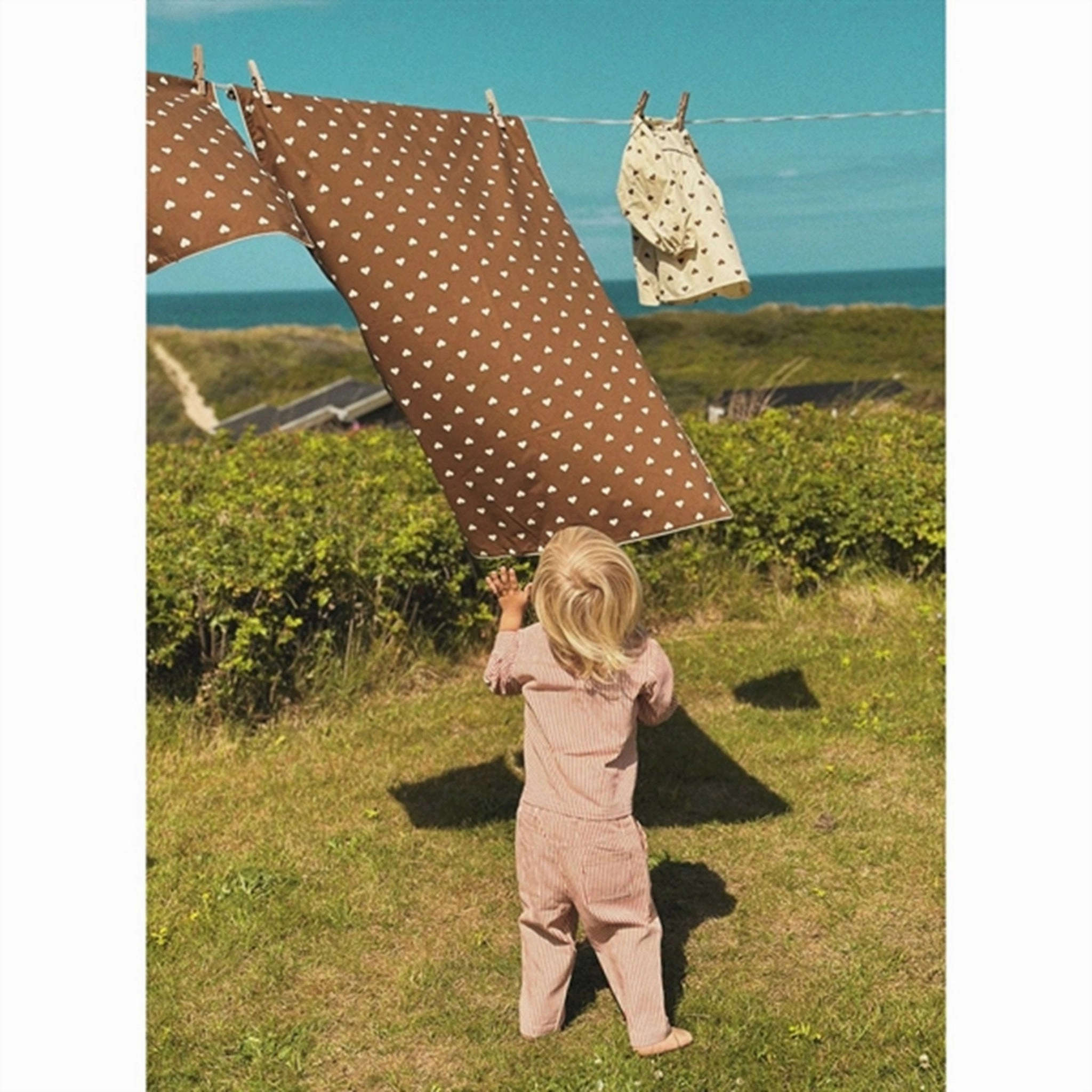 Fl?ss Max Overshirt Scarlet Stripe Easy Care Material