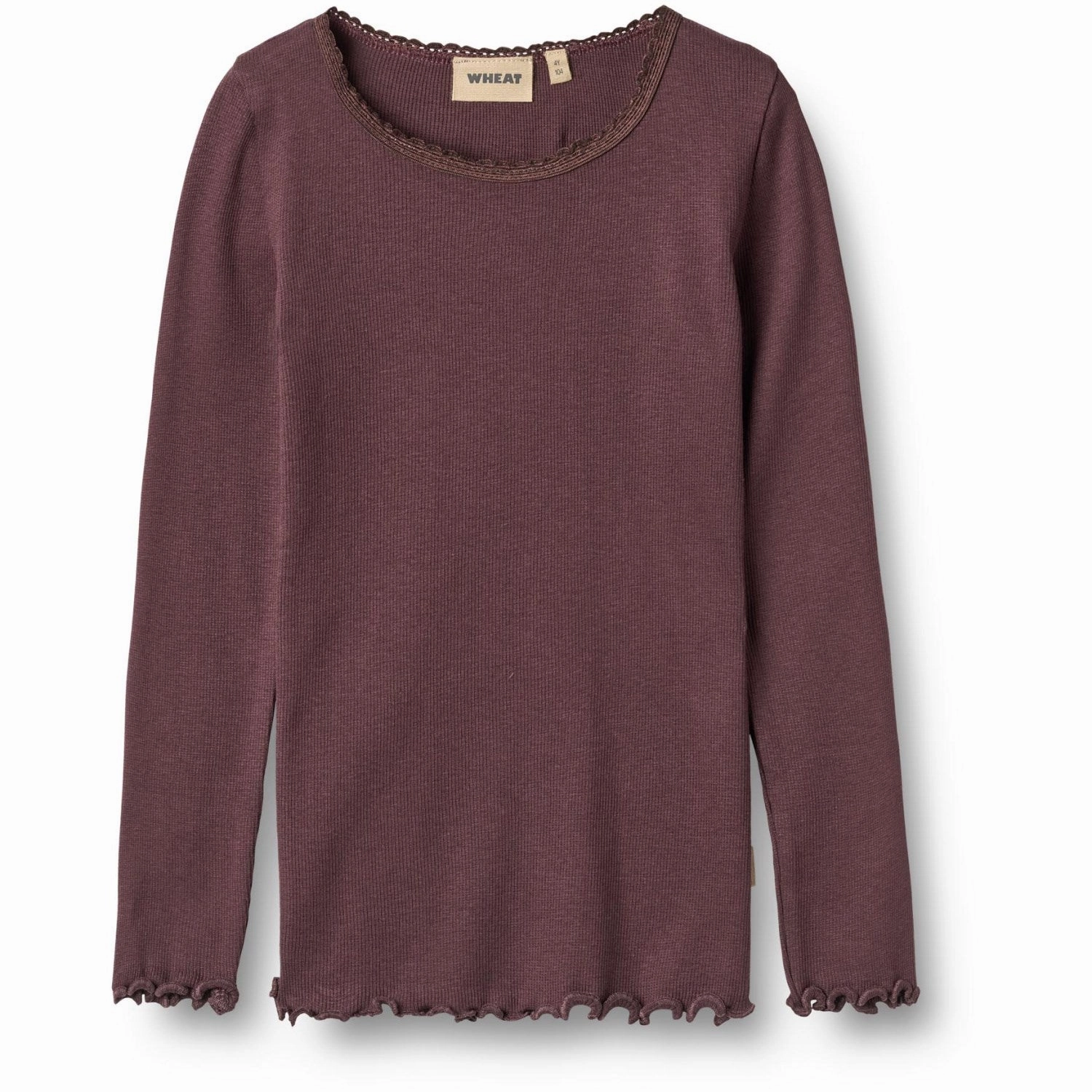 Wheat Fudge Rib Blouse Reese UV Protective Fabric