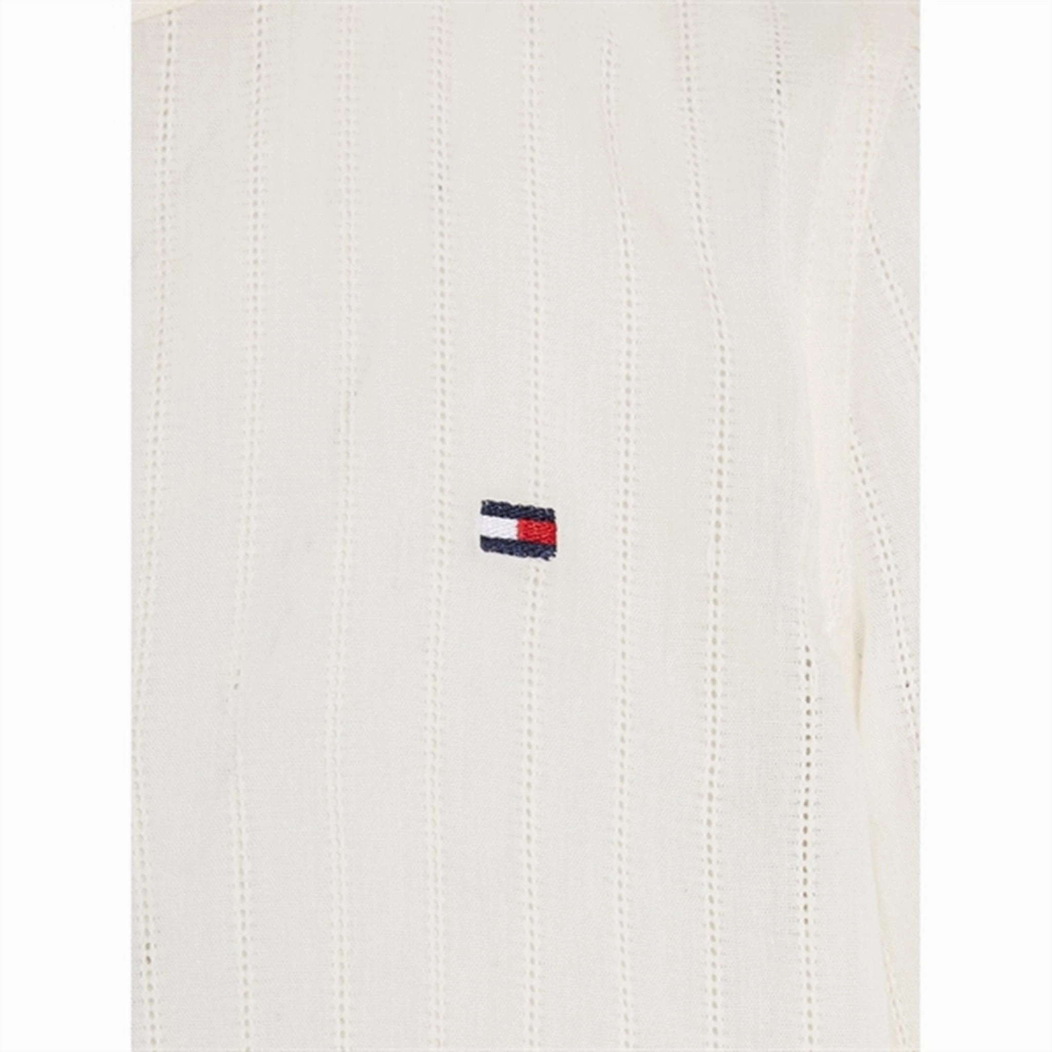 Tommy Hilfiger Ladder Lace Shirt with Frill Collar Ancient White Versatile use