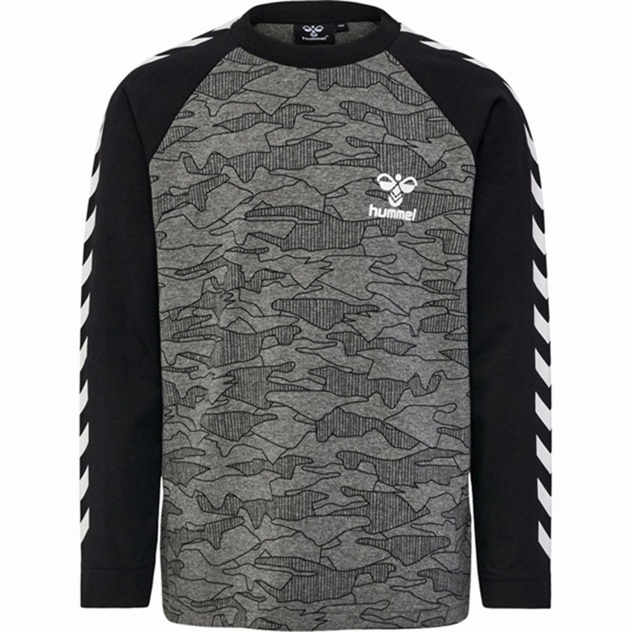 Trendsetting Design Vibrant Colors Hummel Dark Grey Melange Mountain Blouse