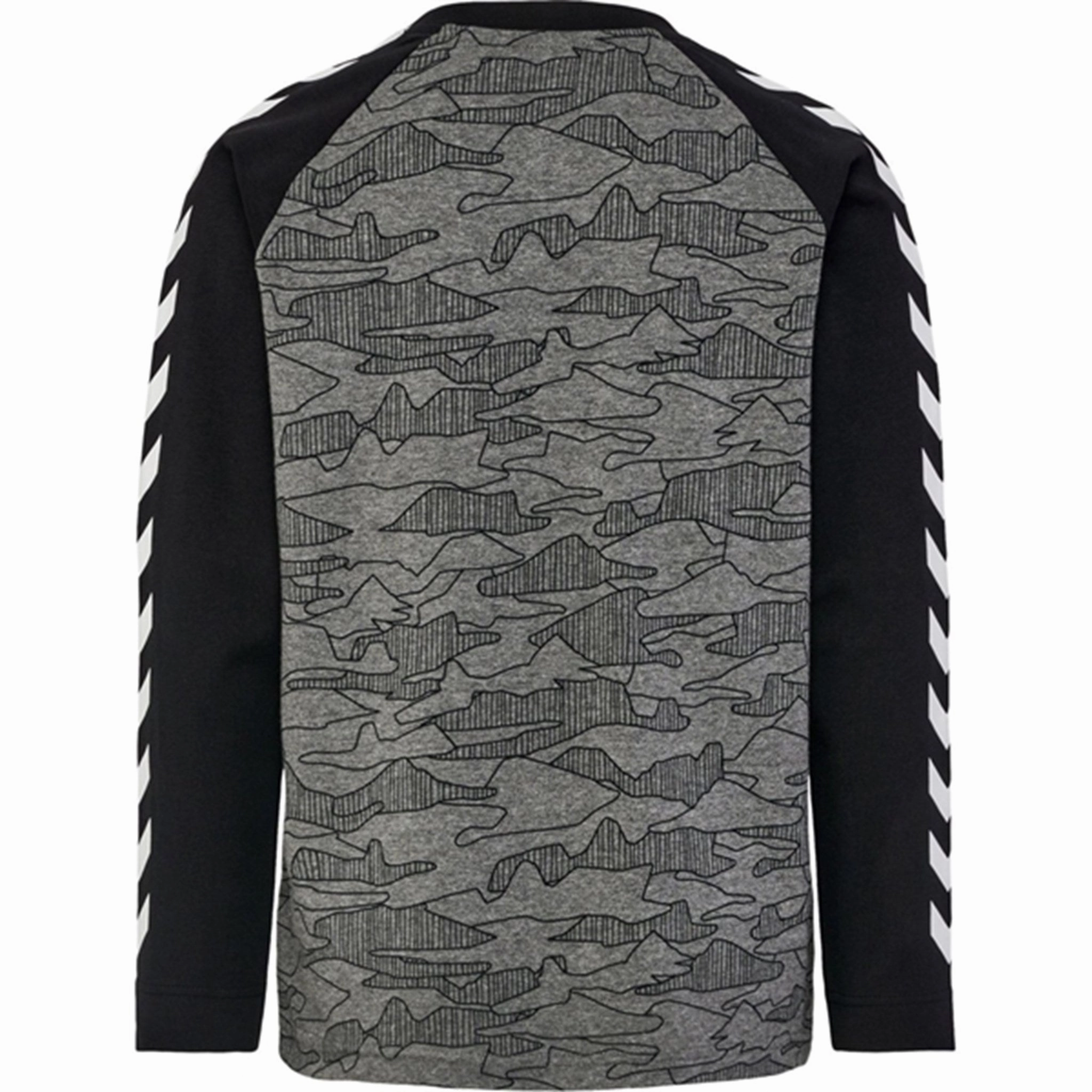 Hummel Dark Grey Melange Mountain Blouse Multi Layer Stitching Airflow Ventilation System