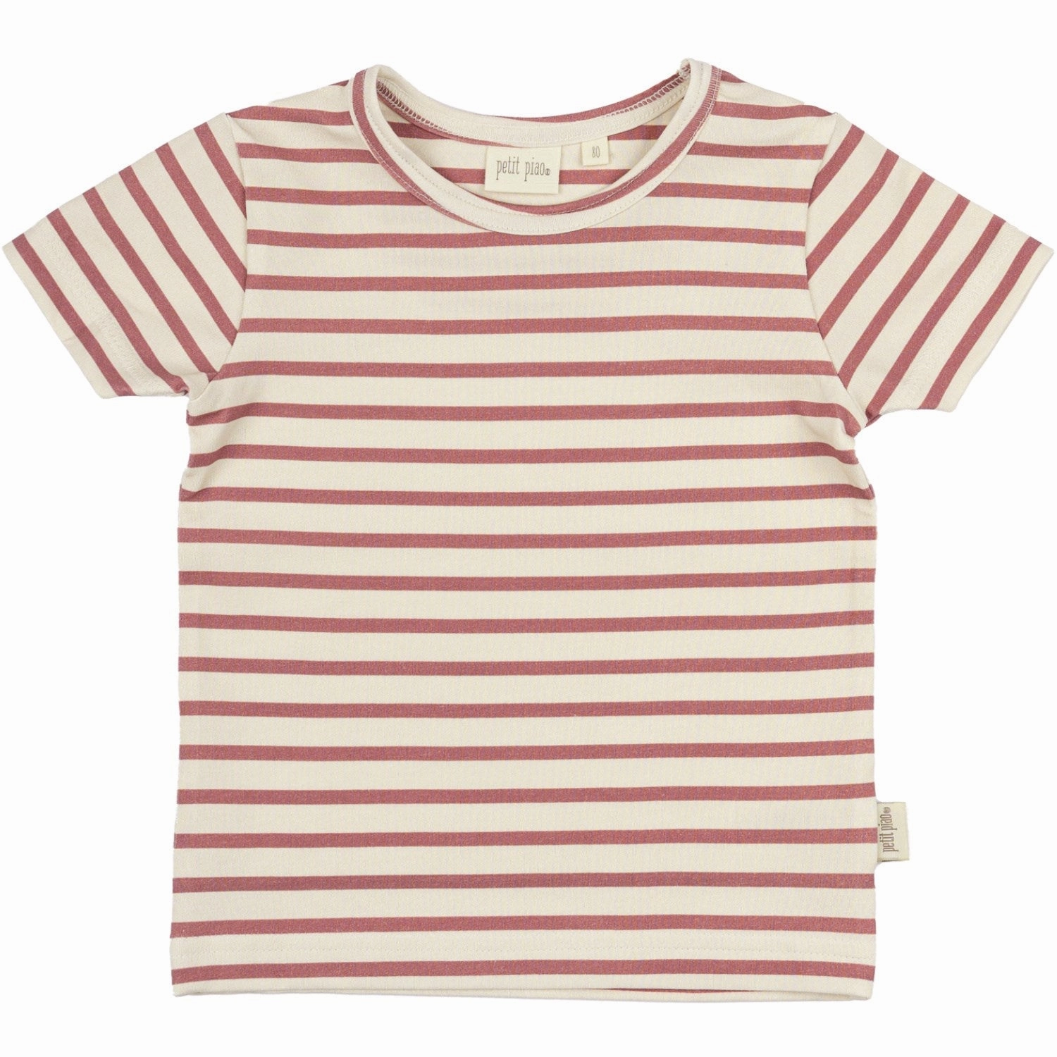 Flexible Neckband Water Based Ink Print Petit Piao Withered Rose T-Shirt S/S Baggy Sum Printed