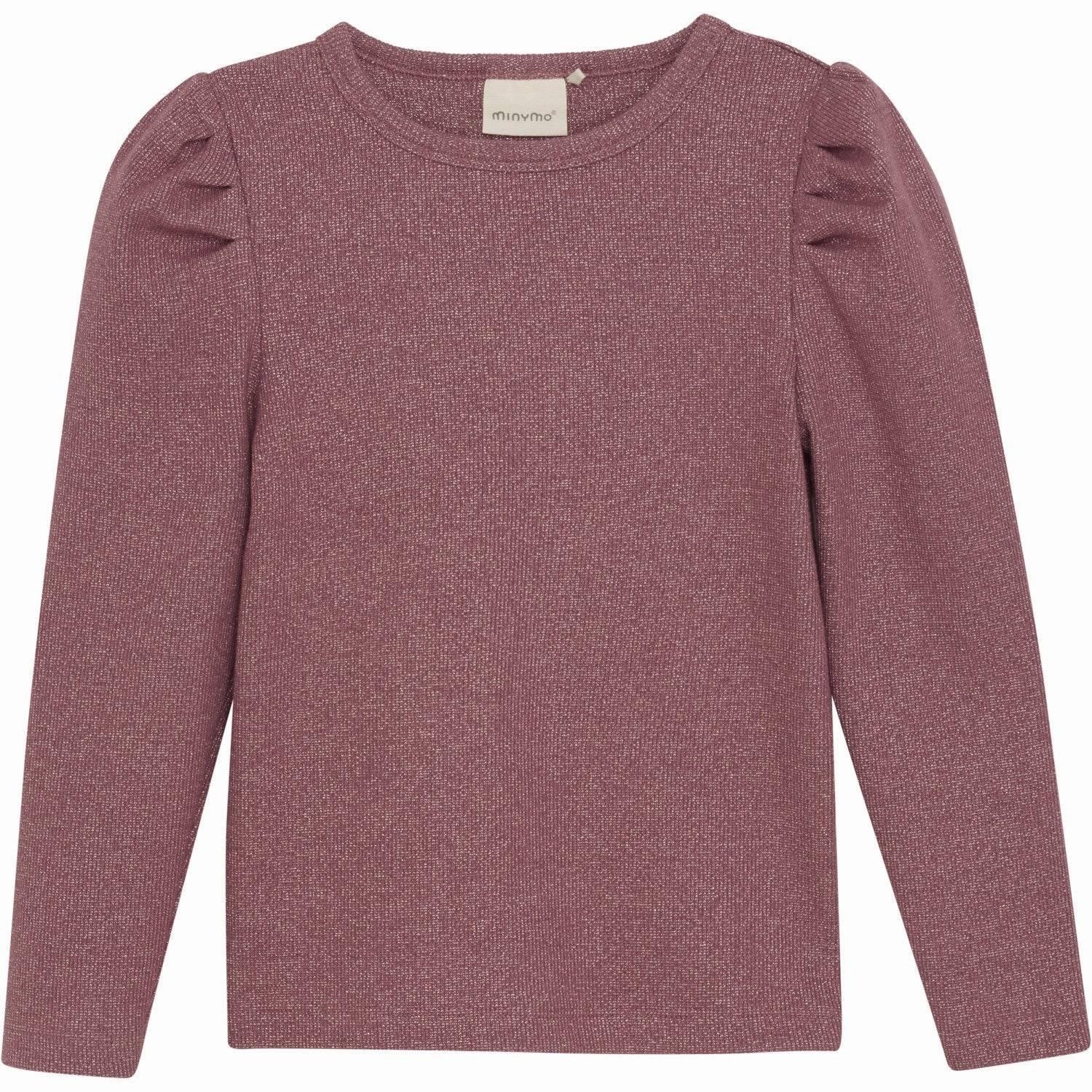 Minymo Deco Rose Blouse Glitter Rib Durable Fabric