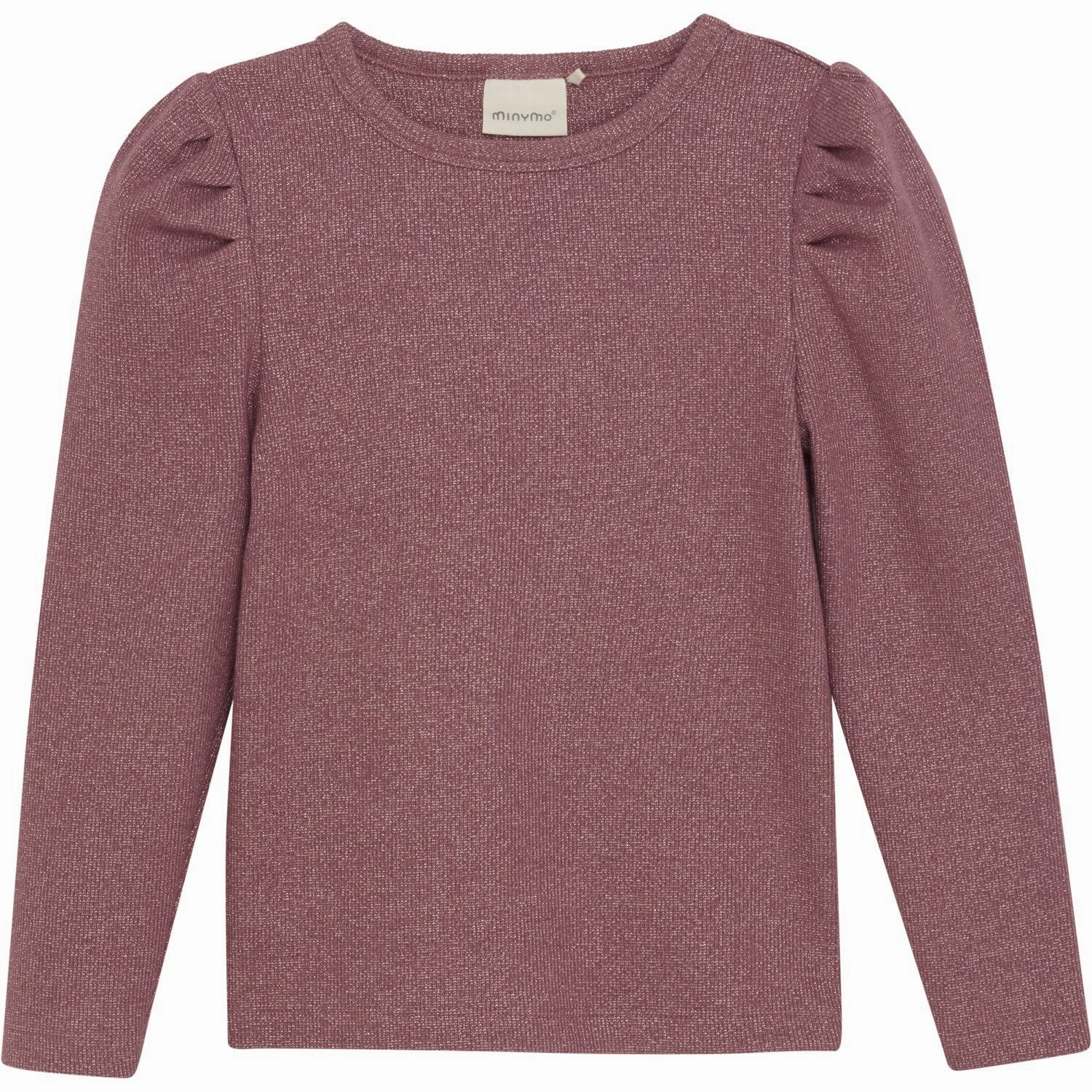 Minymo Deco Rose Blouse Glitter Rib Moisture wicking