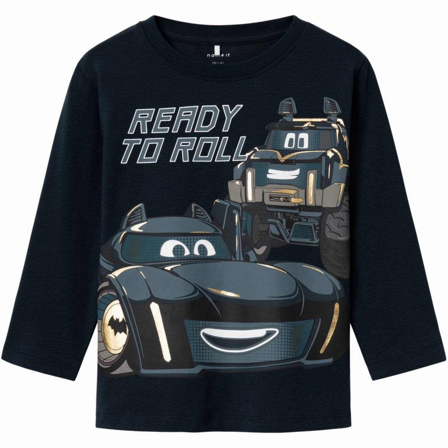 Name It Dark Sapphire Sikke Batwheels Blouse Dinner Date Summer Fashion