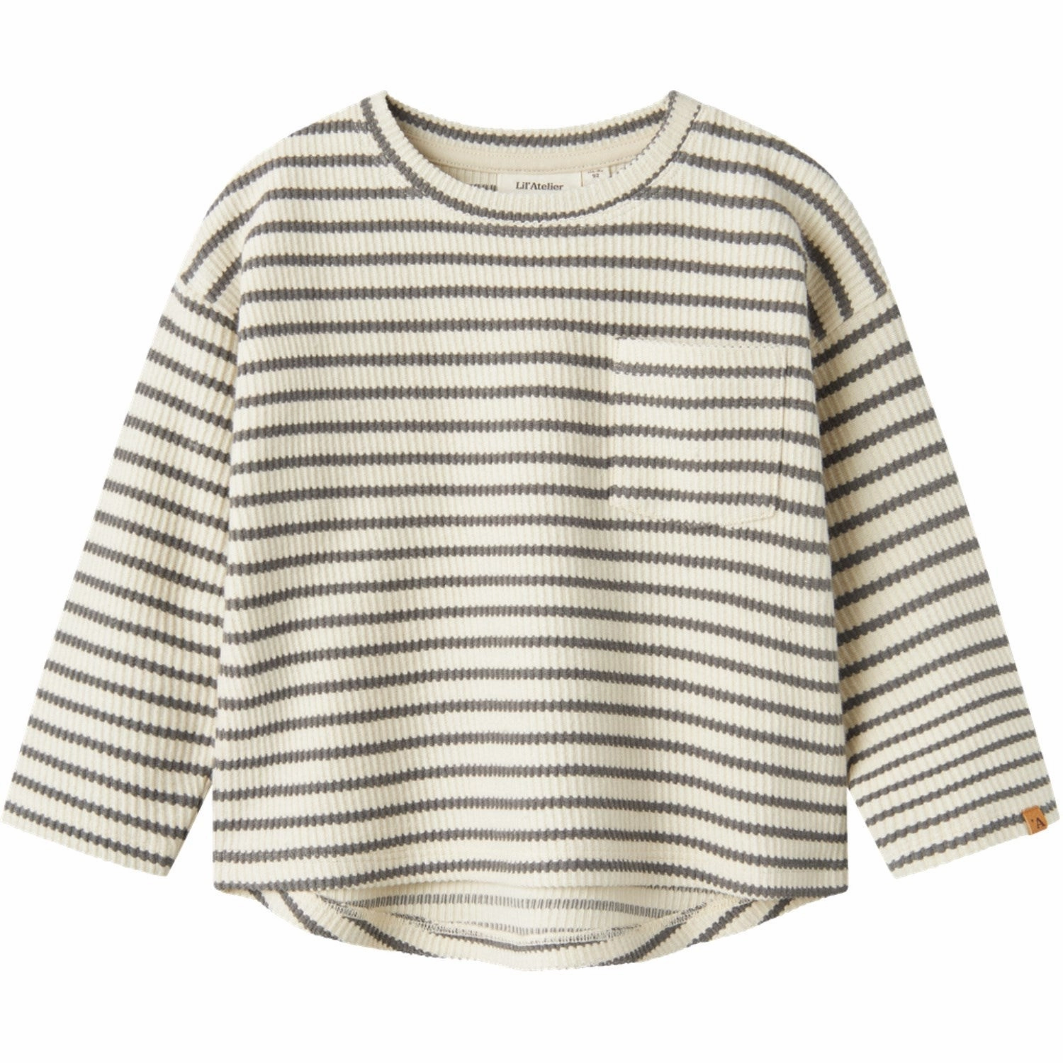 Multipurpose Layering Fabric Lil'Atelier Turtledove Pewter Tadeo Blouse