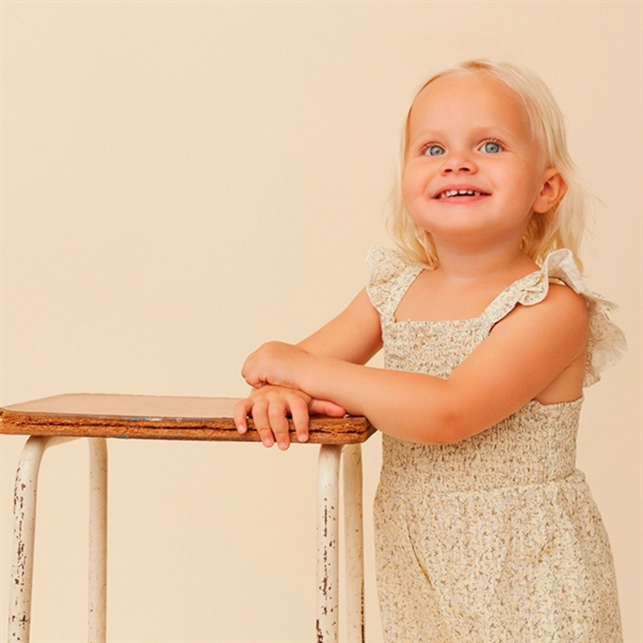 Breathable Traveler Picnic Work Sofie Schnoor Yellow Flower Jumpsuit