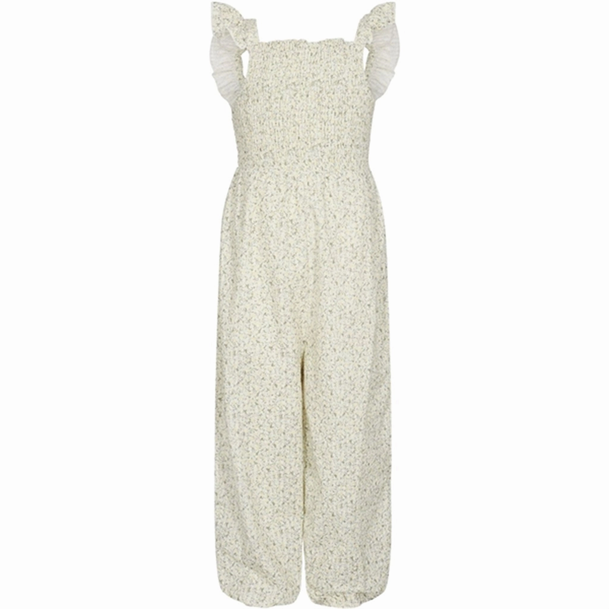 Sofie Schnoor Yellow Flower Jumpsuit Elegant Sport