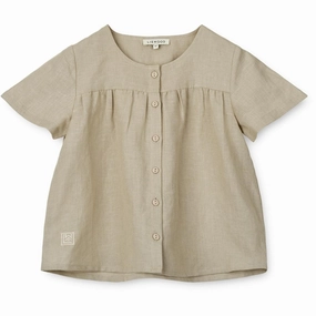 Cozy Comfort Look Basic Comfort Liewood Mist Annaka Linen Top