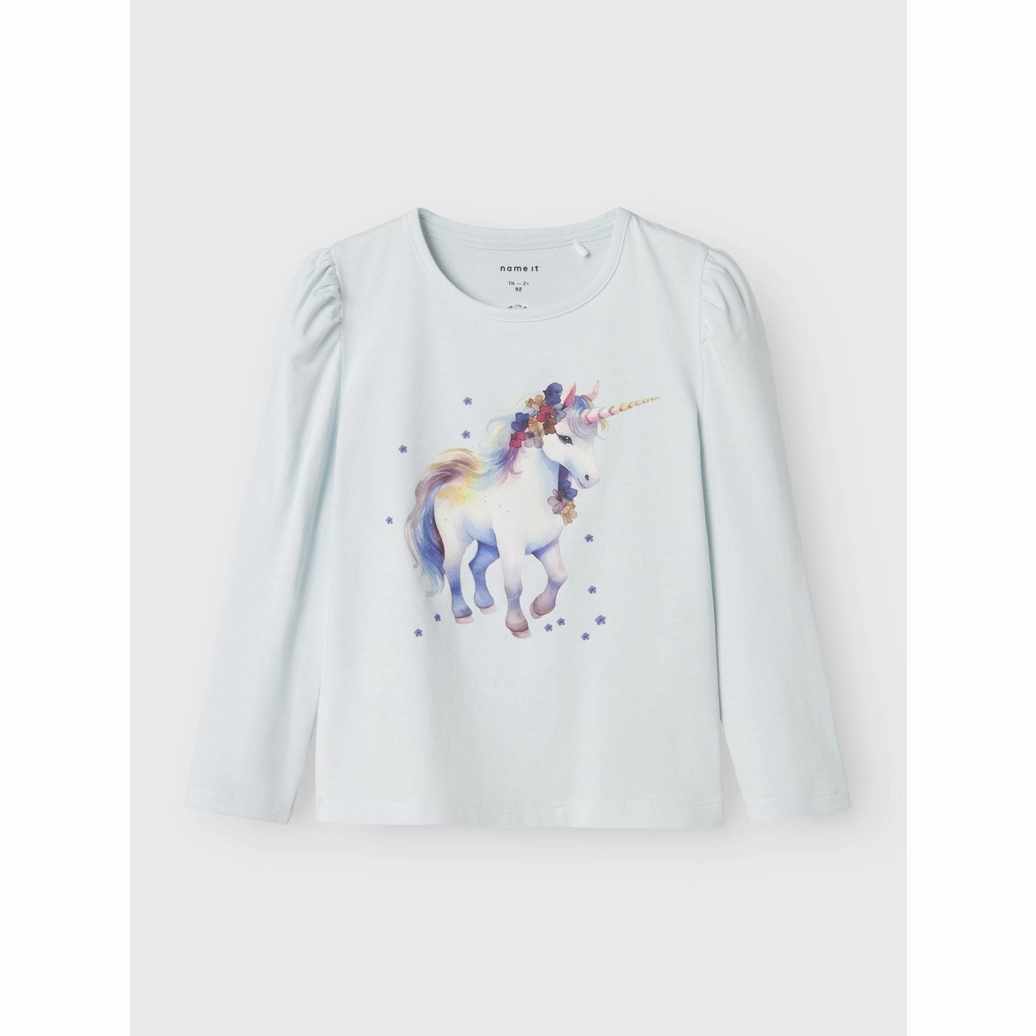 Chambray Fabric V-neck style Name It Country Air Nmfkrulle 2P Ls Top Box