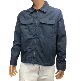 Trez giubbino da uomo in cotone Gink M48680 251 blu BondedFabric