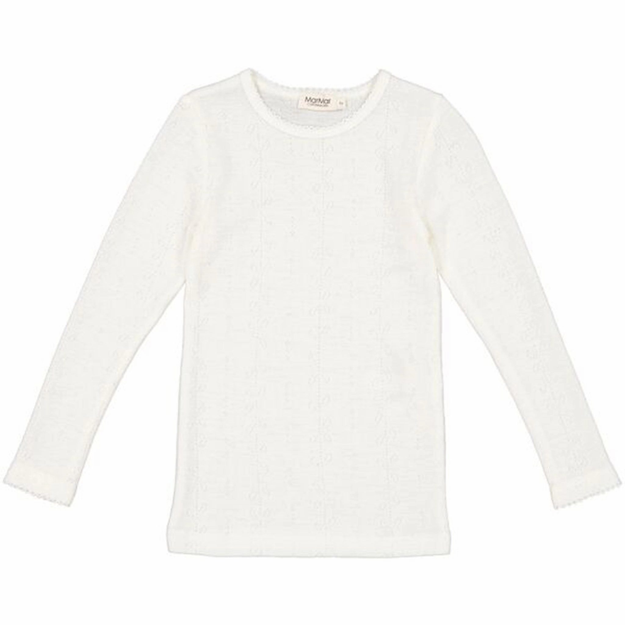 MarMar Wool Pointelle Natural Tamra T-shirt LS Urban Edge