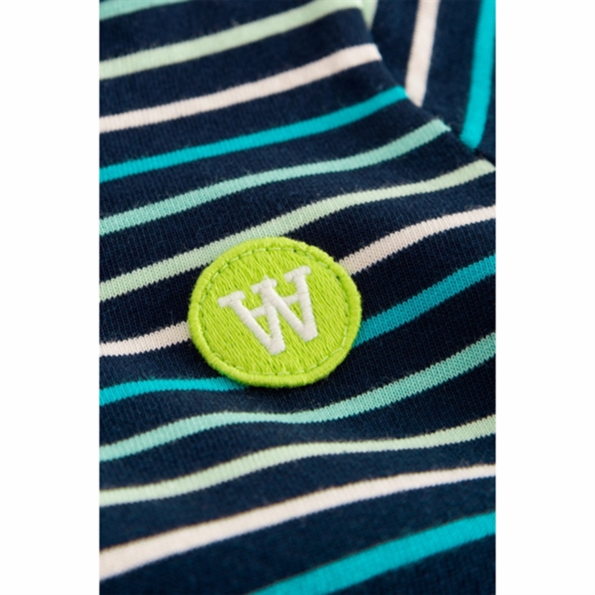 Wood Wood Navy Stripes Kim Stripes Bluse Elegant Finish Functional Fashion